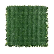 1x1m Artificial Living Wall Privet Grass and Red Jasmine