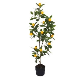 1m Artificial Natural Feel Plant with 12 Lemons