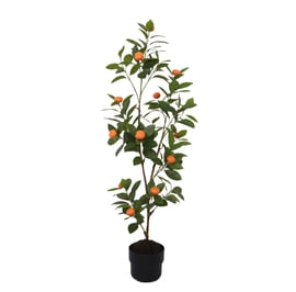 1m Artificial Natural Feel Plant with 12 Oranges