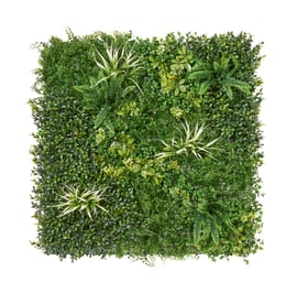 1x1M Artificial Living Wall Fern Fusion
