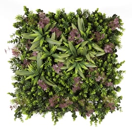 50x50cm Artificial Living Wall Blush Romance