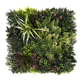 50x50cm Artificial Living Wall Lush Tropics