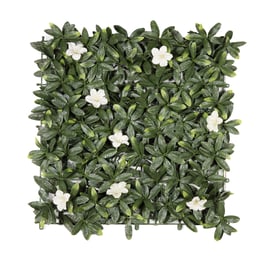 50x50cm Artificial Living Wall White Azalea