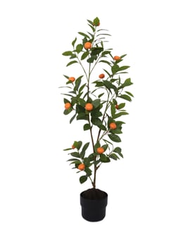 1m Artificial Natural Feel Plant with 12 Oranges