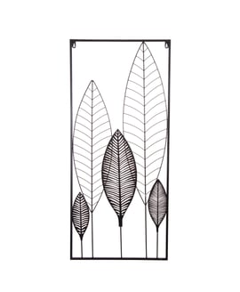 1m x 45cm Arboretum Black and Rustic Brown Decorative Wall Art