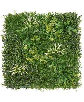 1x1M Artificial Living Wall Fern Fusion