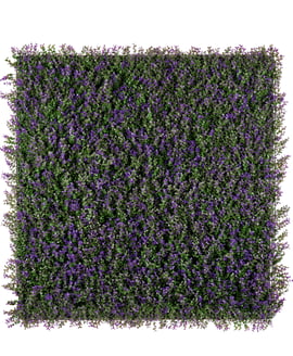1x1m Artificial Living Wall Lavender