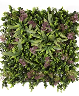 50x50cm Artificial Living Wall Blush Romance
