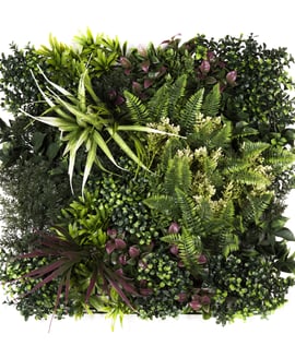 50x50cm Artificial Living Wall Lush Tropics