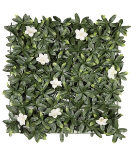 50x50cm Artificial Living Wall White Azalea