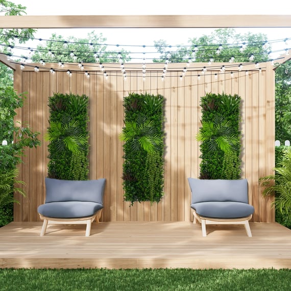 50cm x 150cm Alina Artificial Living Wall x 2