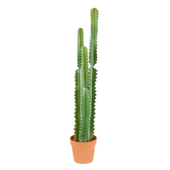 1.1m Artificial Potted Cereus Cactus