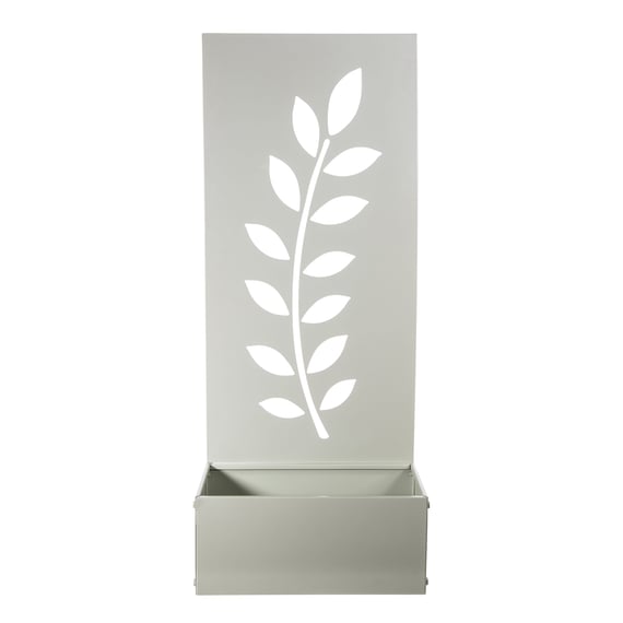 1.1m Sage Green Screen with Fern Design