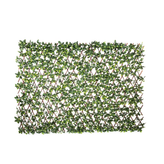 1.3m Willow Trellis Artificial Gardenia Leaves