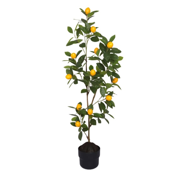 1m Artificial Natural Feel Plant with 12 Lemons