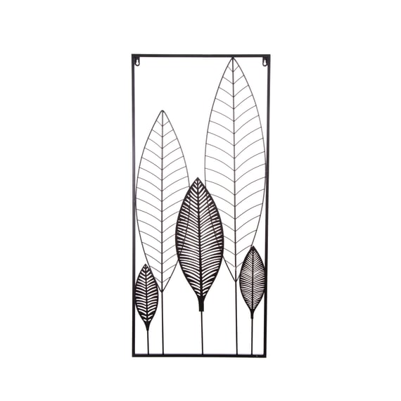 1m x 45cm Arboretum Black and Rustic Brown Decorative Wall Art