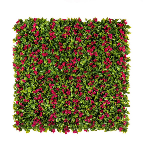 1x1m Artificial Living Wall Bougainvillea