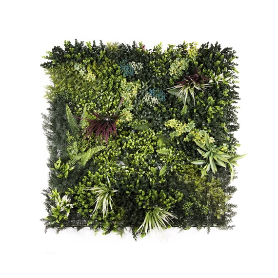 1x1M Artificial Living Wall Emerald Skye