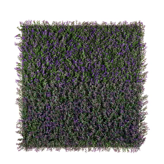 1x1m Artificial Living Wall Lavender